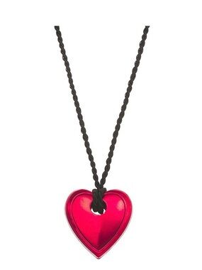 Simply Vera Vera Wang Puffy Red Heart Double Cord Pendant Necklace